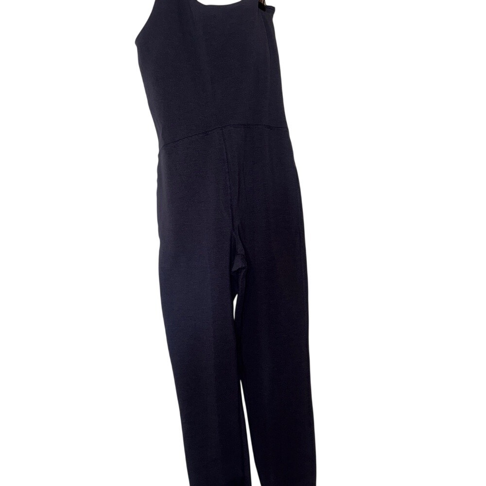 Old Navy Active PowerChill One Shoulder Jumpsuit Navy Blue Small Go-Dry Bodysuit